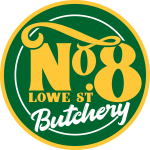 No.8 Butchery Logo